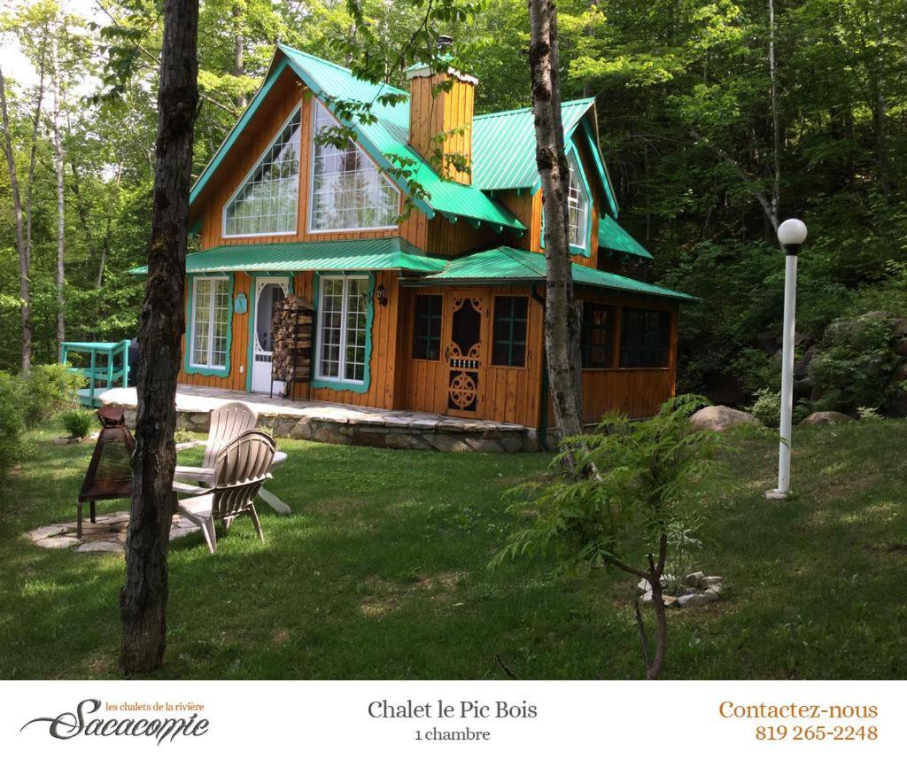 Chalets De La Riviere Sacacomie Villa Saint-Alexis-des-Monts Exterior photo