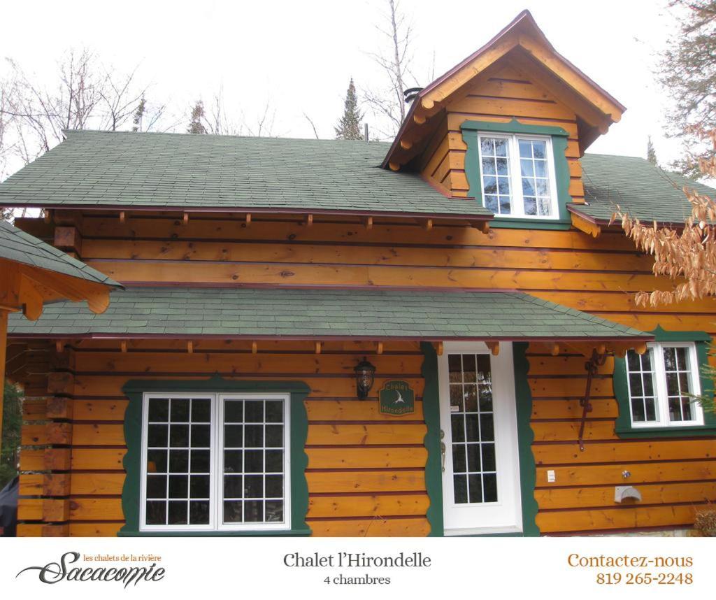 Chalets De La Riviere Sacacomie Villa Saint-Alexis-des-Monts Exterior photo